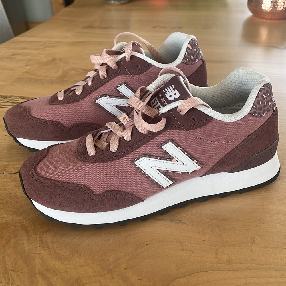 New Balance 515 Sneakers mauve/leopard/burgundy
